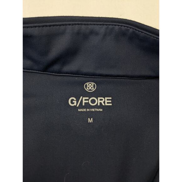 G/Fore Men's Track Jacket Golf Performance Pullover - Blue 1/4 Zip - Medium - Picture 3 of 7